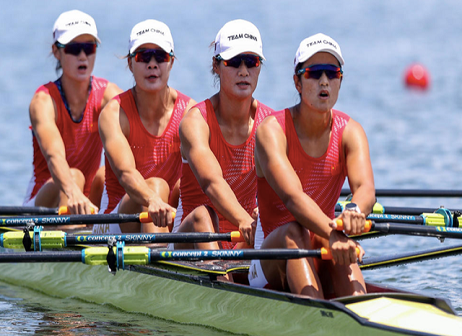 第10金！中國四朵金花一路領(lǐng)先拿賽艇首金：時隔13年再問鼎